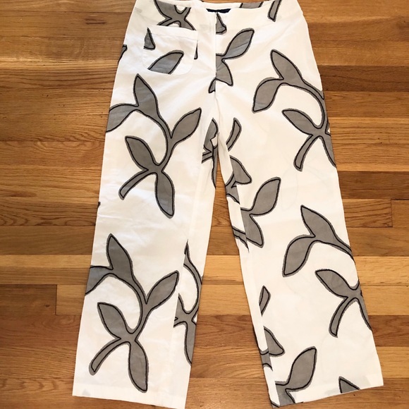 Piazza Sempione Floral Dress Pants - Picture 5 of 8